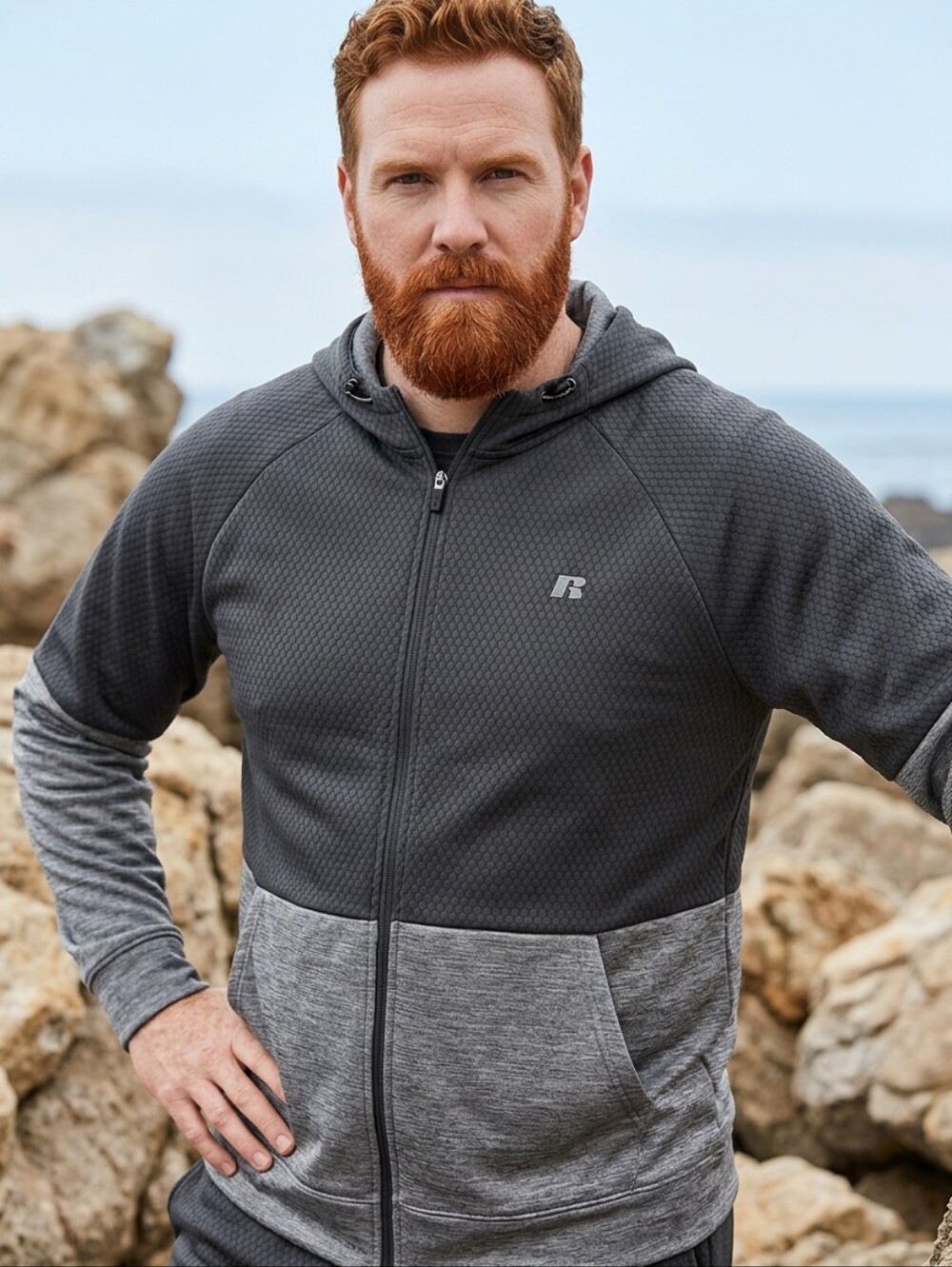 Russel Mens hoodie sz 2xl